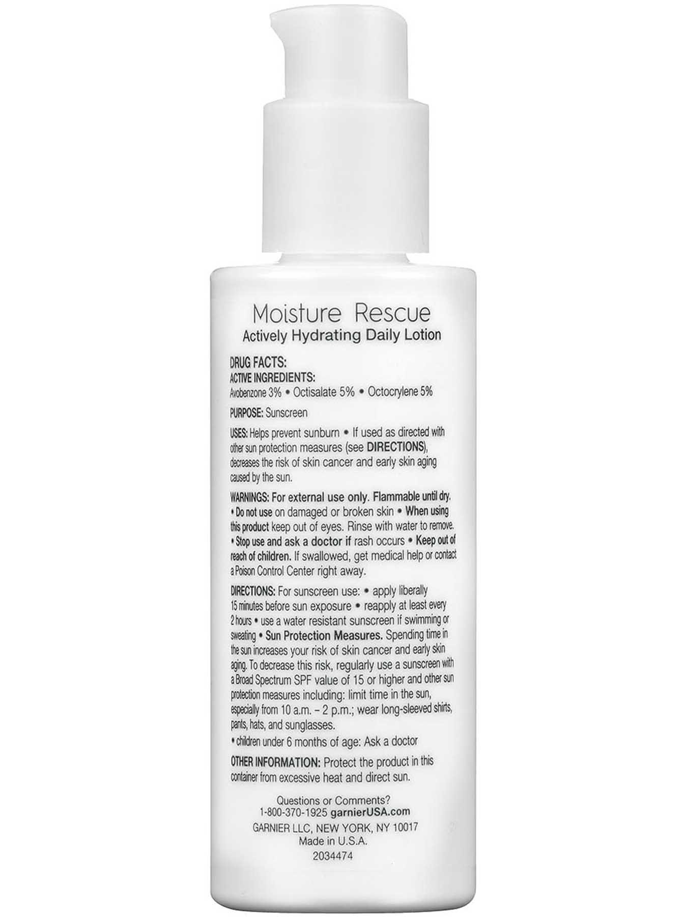 Moisture Rescue Broad Spectrum SPF 15, Fragrance Free, Actively Hydrating Daily Lotion.